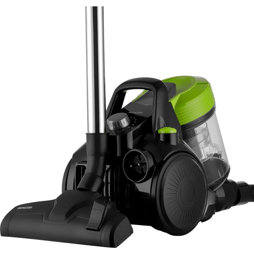 Sencor - Odkurzacz bezworkowy 2 l 700W/230V czarny/zielony