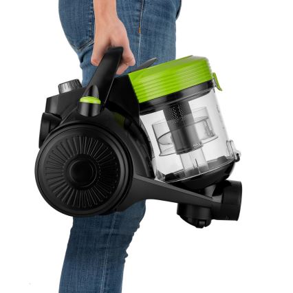 Sencor - Odkurzacz bezworkowy 2 l 700W/230V czarny/zielony