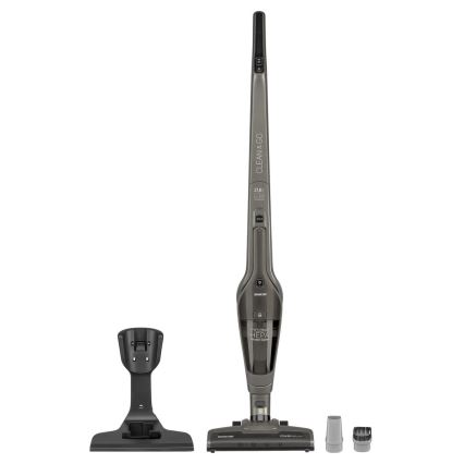 Sencor - Odkurzacz pionowy z elektryczną szczotką obrotową 2w1 110W/21,6V 2000 mAh szary