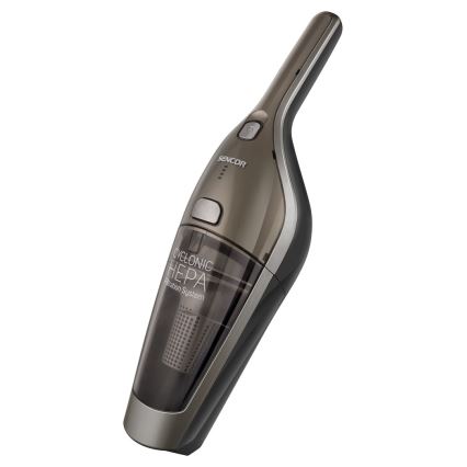 Sencor - Odkurzacz pionowy z elektryczną szczotką obrotową 2w1 110W/21,6V 2000 mAh szary
