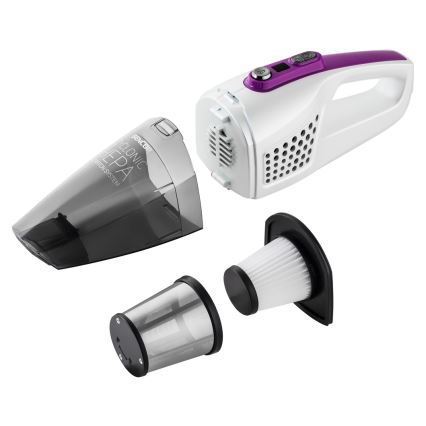 Sencor - Odkurzacz pionowy z elektryczną szczotką obrotową 2w1 110W/14,8V 2200 mAh biały