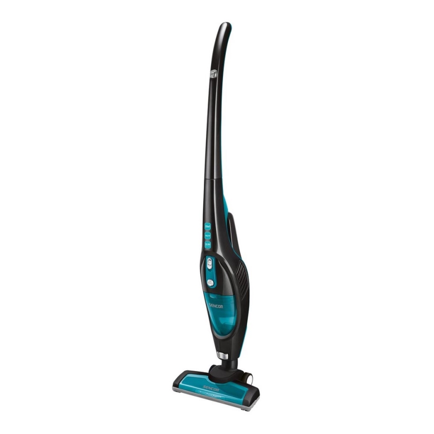 Sencor - Odkurzacz pionowy 2w1 80W/14,4V 2200 mAh czarny/niebieski