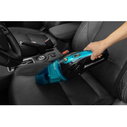 Sencor - Odkurzacz pionowy 2w1 80W/14,4V 2200 mAh czarny/niebieski