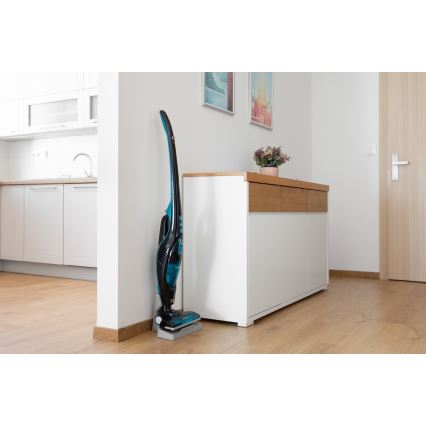 Sencor - Odkurzacz pionowy 2w1 80W/14,4V 2200 mAh czarny/niebieski