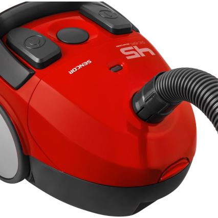 Sencor - Odkurzacz workowy 1,5 l 850 W/230 V czerwony/czarny