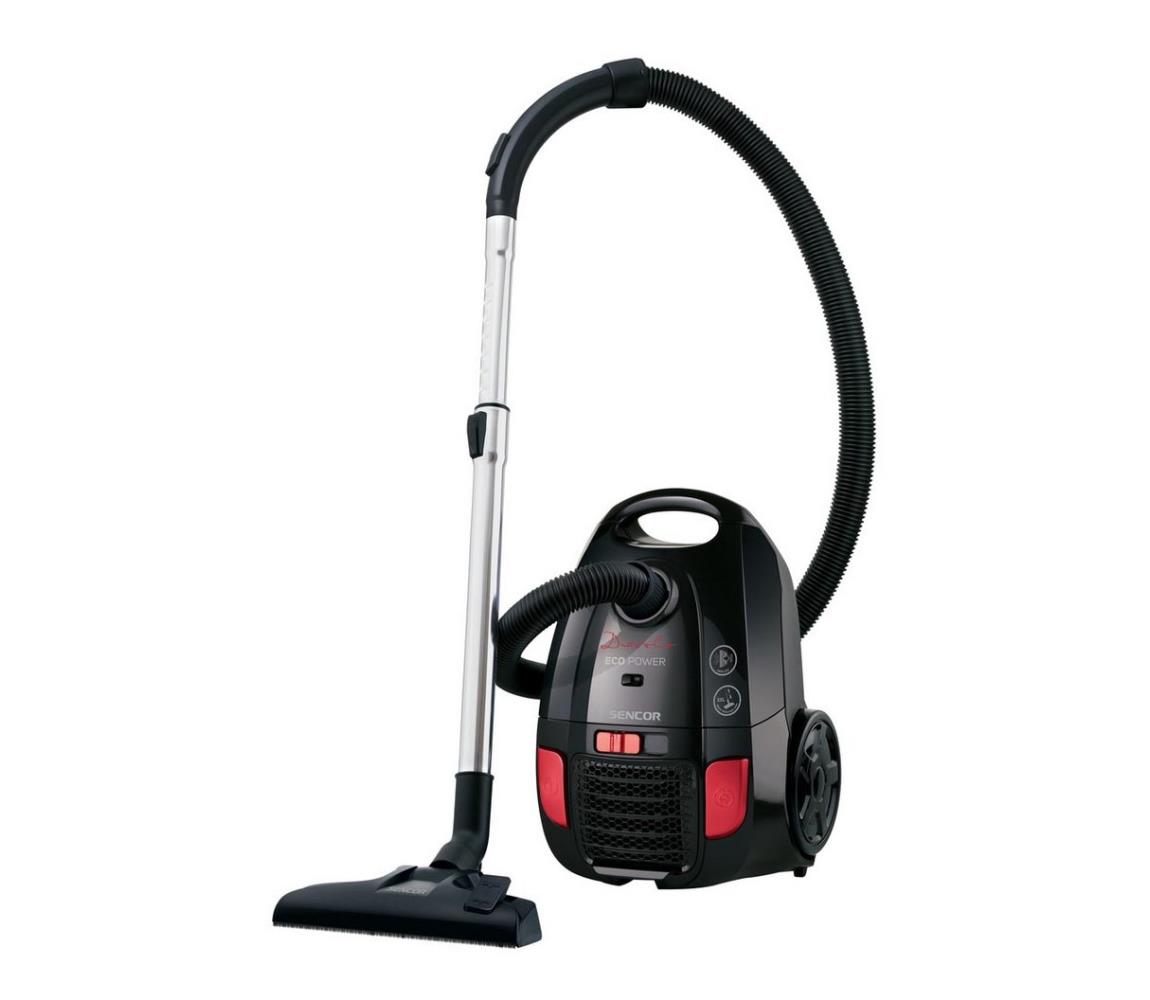 Sencor - Odkurzacz workowy 3 l 700W/230V czarny/czerwony