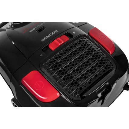 Sencor - Odkurzacz workowy 3 l 700W/230V czarny/czerwony
