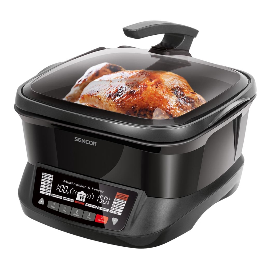 Sencor - Patelnia wielofunkcyjna z akcesoriami 1800W/230V 18 funkcji 4,8l