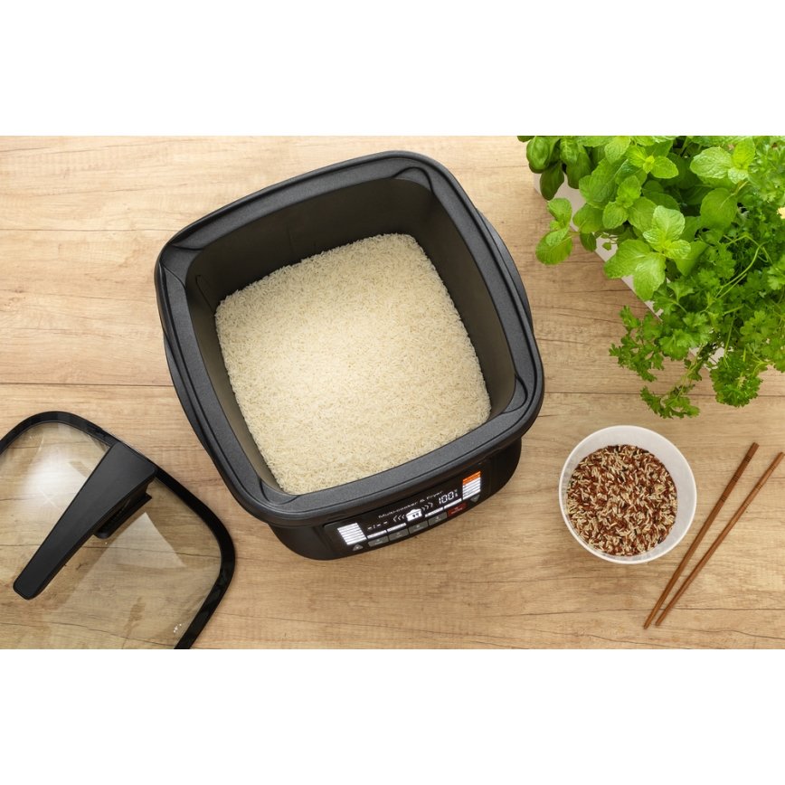 Sencor - Patelnia wielofunkcyjna z akcesoriami 1800W/230V 18 funkcji 4,8l