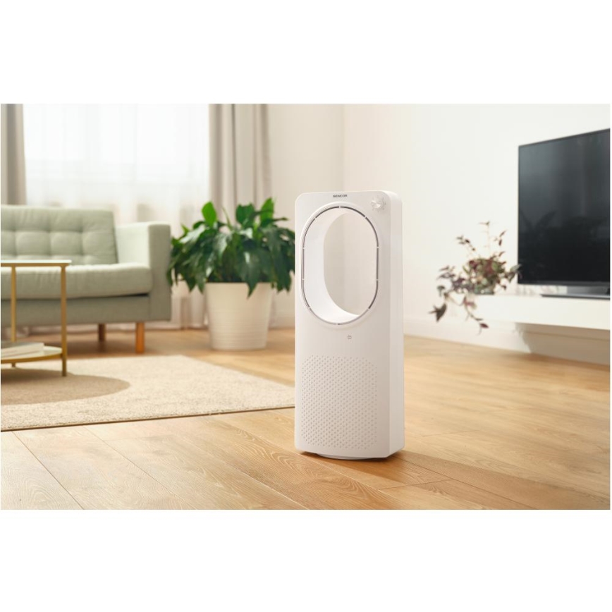 Sencor - Podłogowy wentylator bezłopatkowy 50W/230V biały