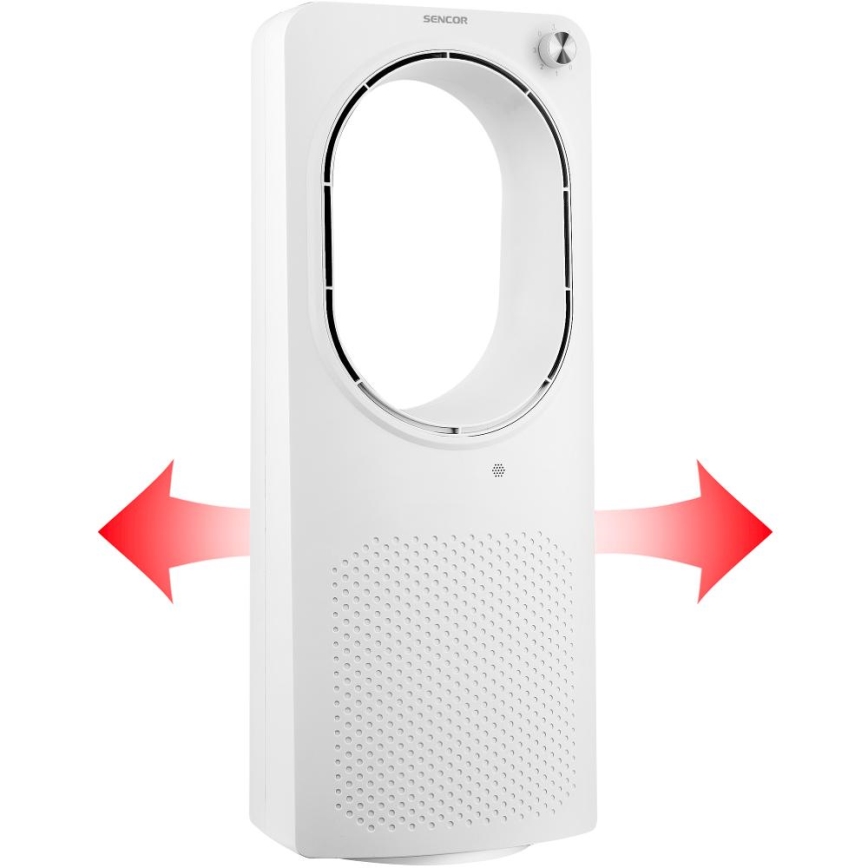 Sencor - Podłogowy wentylator bezłopatkowy 50W/230V biały