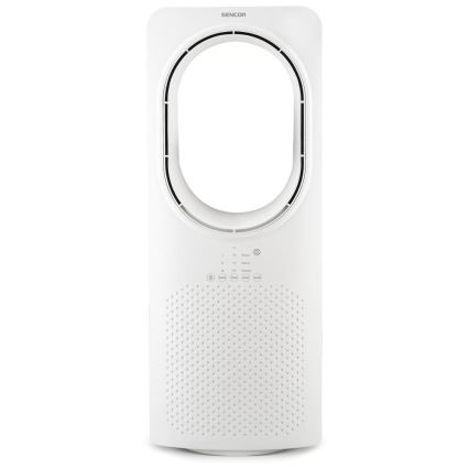 Sencor - Podłogowy wentylator bezłopatkowy 50W/230V biały + zdalne sterowanie