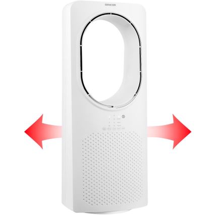 Sencor - Podłogowy wentylator bezłopatkowy 50W/230V biały + zdalne sterowanie