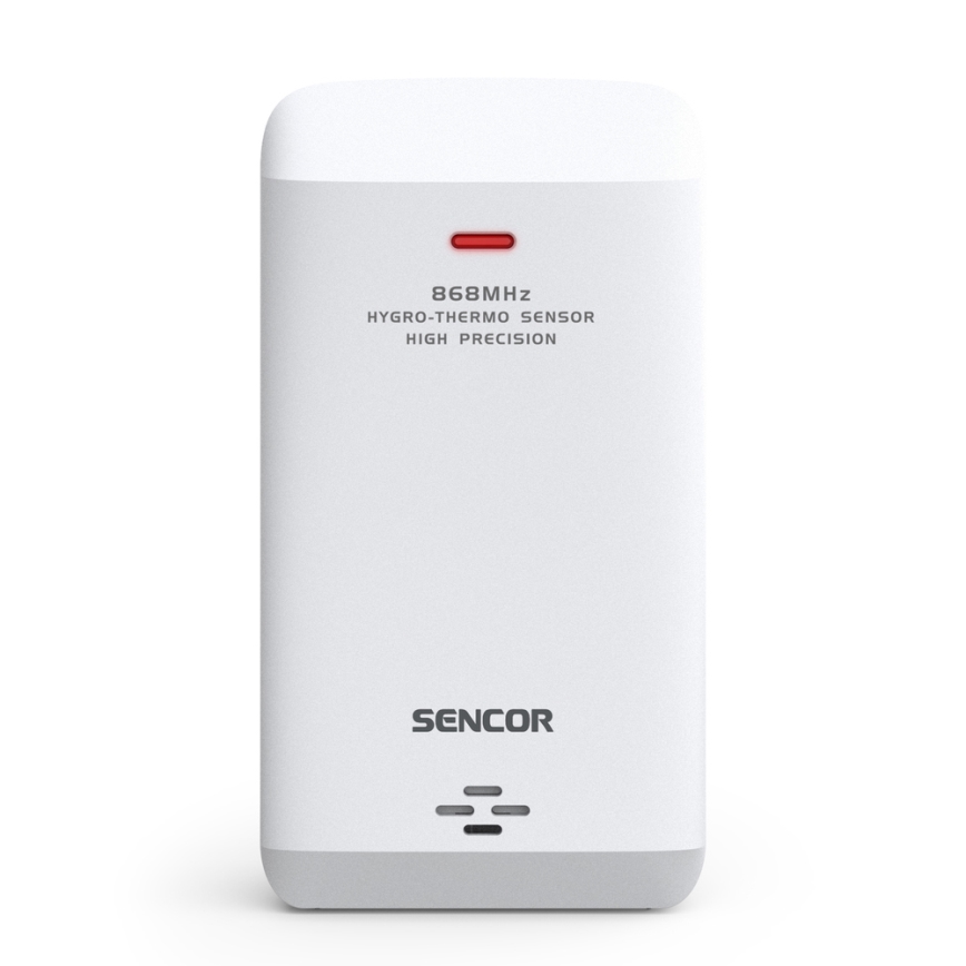 Sencor - Profesjonalna stacja pogodowa z kolorowym wyświetlaczem LCD 5V/1xCR2032 + 3xAA Wi-Fi