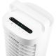 Sencor - Przenośna chłodnica powietrza z wyświetlaczem LED 3w1 45W/230V biała + pilot