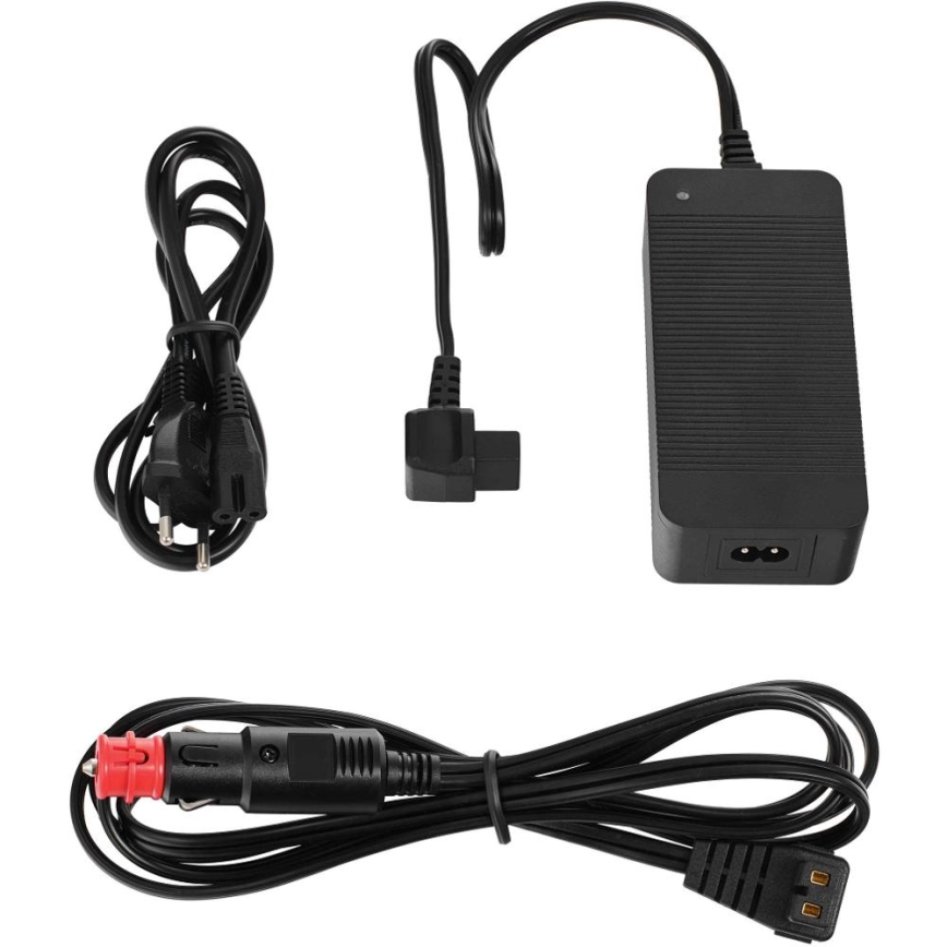 Sencor - Przenośna kompresorowa lodówka samochodowa 55 l 70W/12V/230V niebieska/biała
