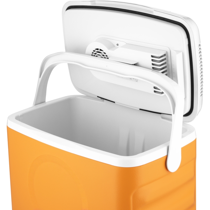 Sencor - Przenośna lodówka samochodowa 22 l 45W/12V pomarańczowa/biala