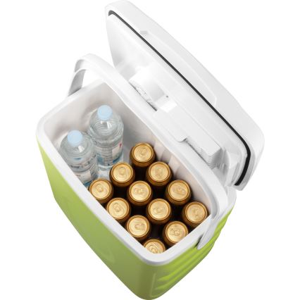 Sencor - Przenośna lodówka samochodowa 30 l 55W/5V/12V/230V zielona/biała