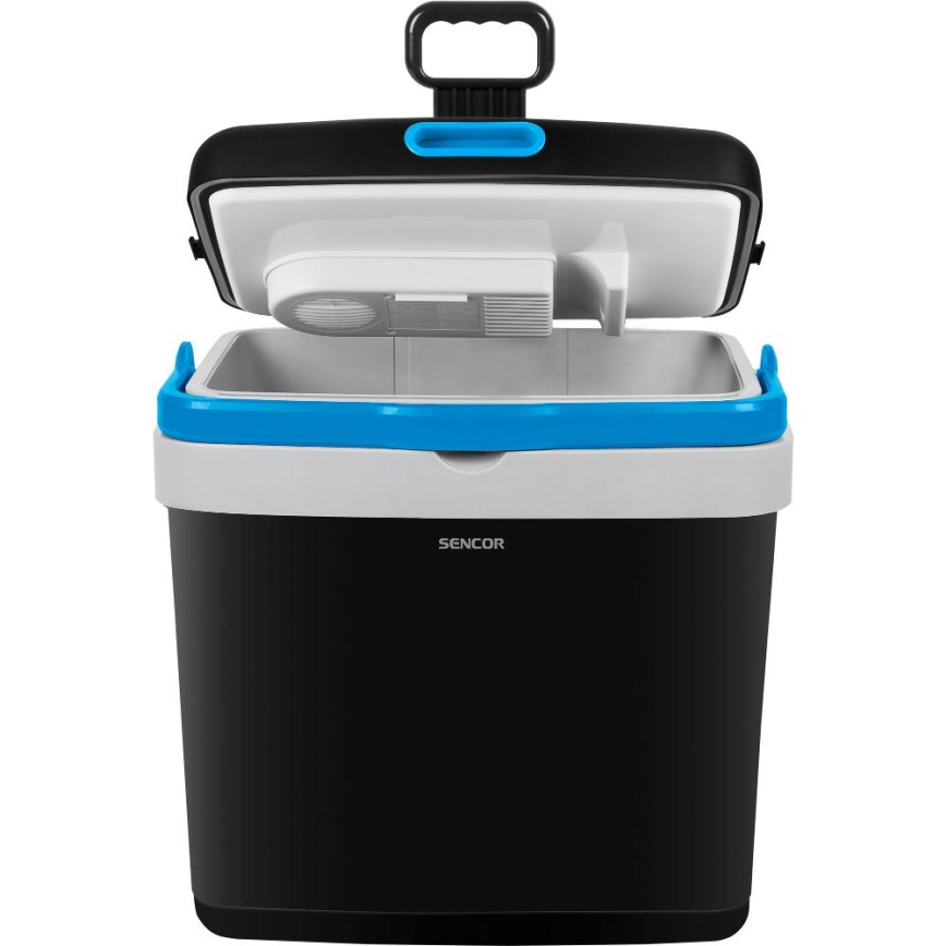 Sencor - Przenośna lodówka samochodowa 33 l 60W/12V/230V czarna