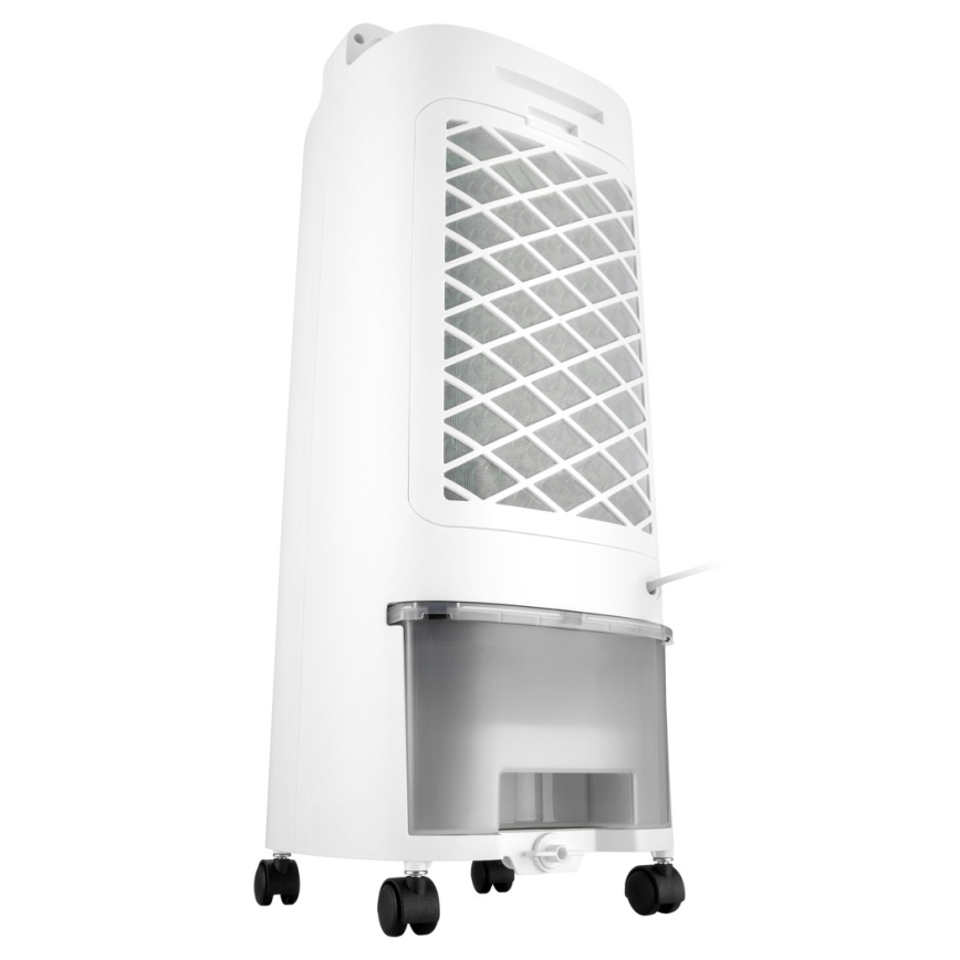 Sencor - Mobilny klimatyzator przenośny z wyświetlaczem LED 3w1 45W/230V biały + pilot zdalnego sterowania