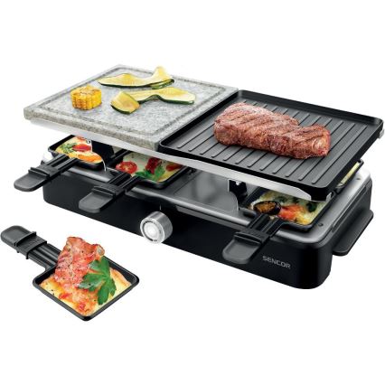 Sencor - Raclette gril z akcesoriami 1400W/230V