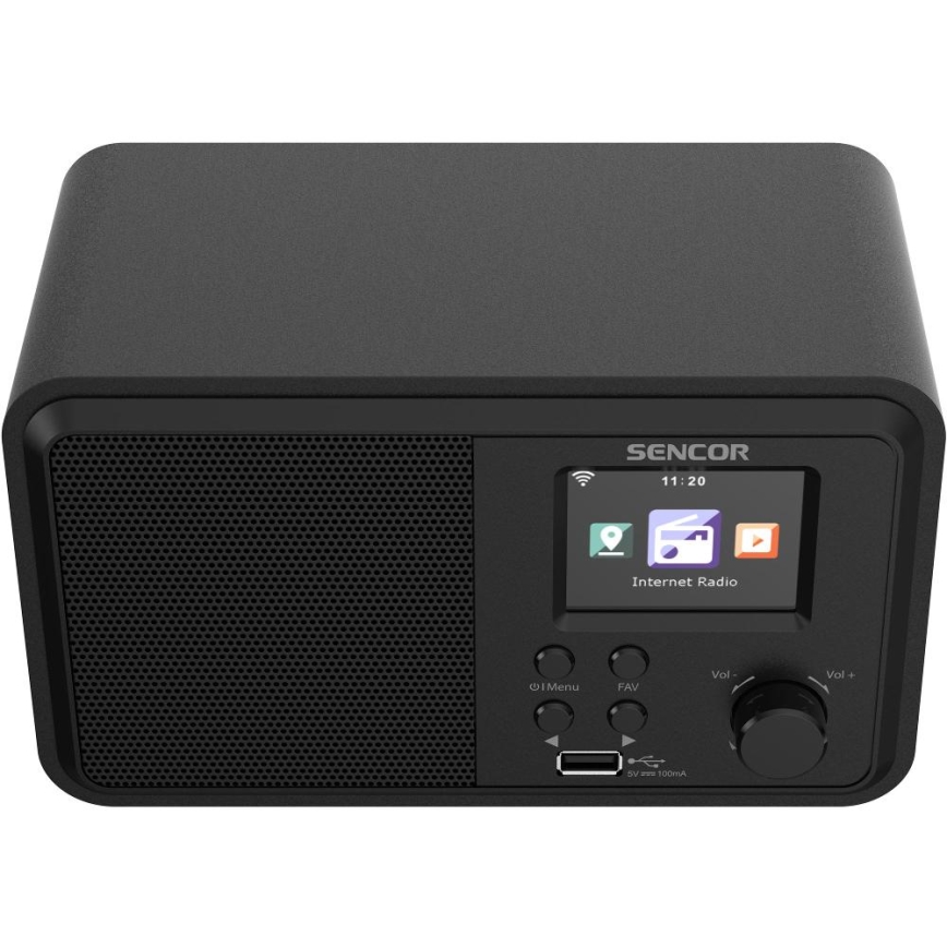 Sencor - Radio internetowe 4W/5V Wi-Fi + pilot zdalnego sterowania