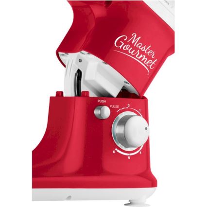 Sencor - Robot kuchenny z misą ze stali nierdzewnej 600W/230V czerwony