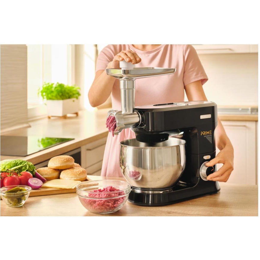 Sencor - Robot kuchenny z miską ze stali nierdzewnej 1000 W/230 V czarny