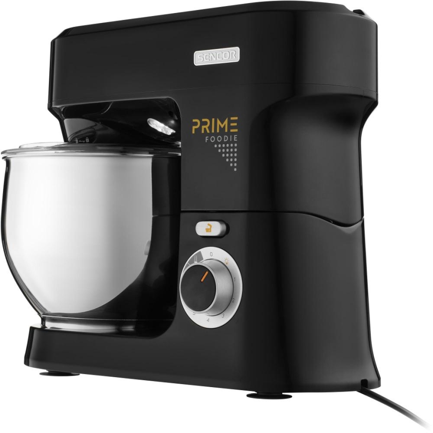 Sencor - Robot kuchenny z miską ze stali nierdzewnej 1000 W/230 V czarny