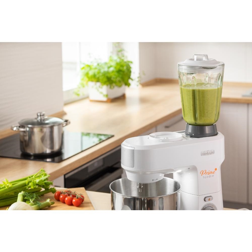 Sencor - Robot kuchenny z miską ze stali nierdzewnej 1000W/230V biały