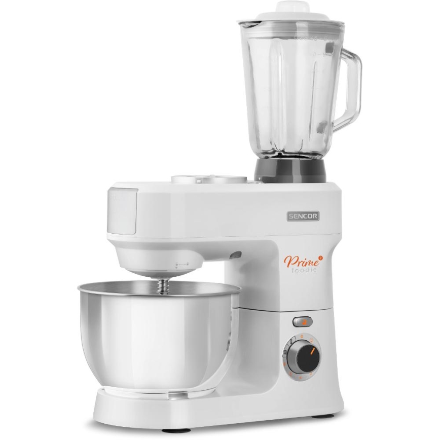 Sencor - Robot kuchenny z miską ze stali nierdzewnej 1000W/230V biały