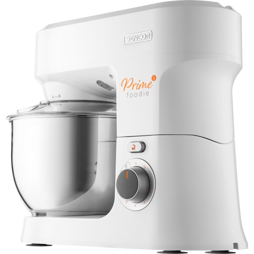 Sencor - Robot kuchenny z miską ze stali nierdzewnej 1000W/230V biały
