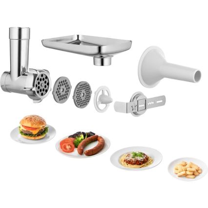 Sencor - Robot kuchenny z miską ze stali nierdzewnej 1000W/230V biały