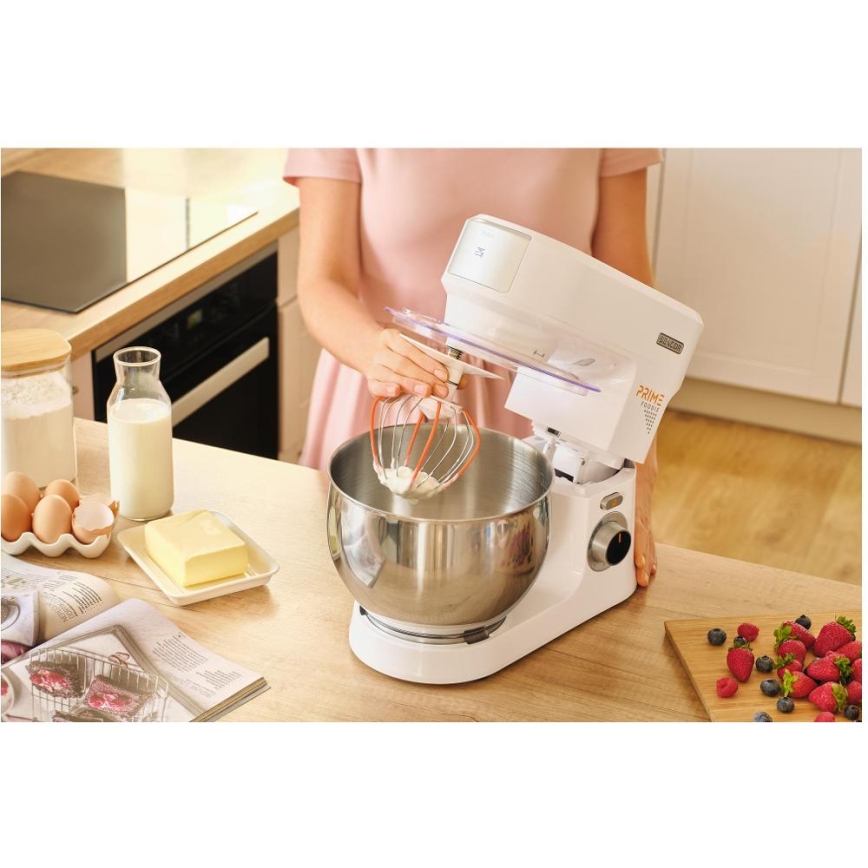 Sencor - Robot kuchenny z miską ze stali nierdzewnej 1000W/230V biały