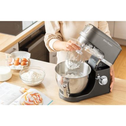 Sencor - Robot kuchenny z miską ze stali nierdzewnej 1000W/230V szary