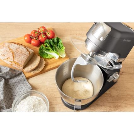 Sencor - Robot kuchenny z miską ze stali nierdzewnej 1000W/230V szary