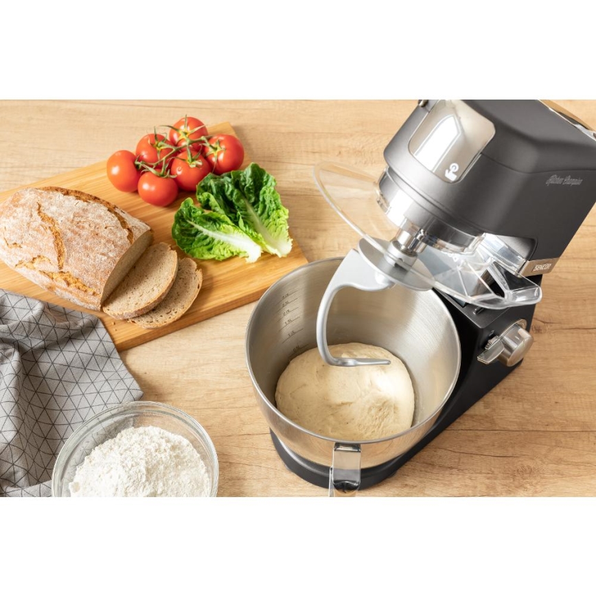 Sencor - Robot kuchenny z miską ze stali nierdzewnej 1000W/230V szary