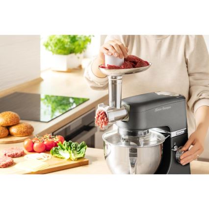 Sencor - Robot kuchenny z miską ze stali nierdzewnej 1000W/230V szary