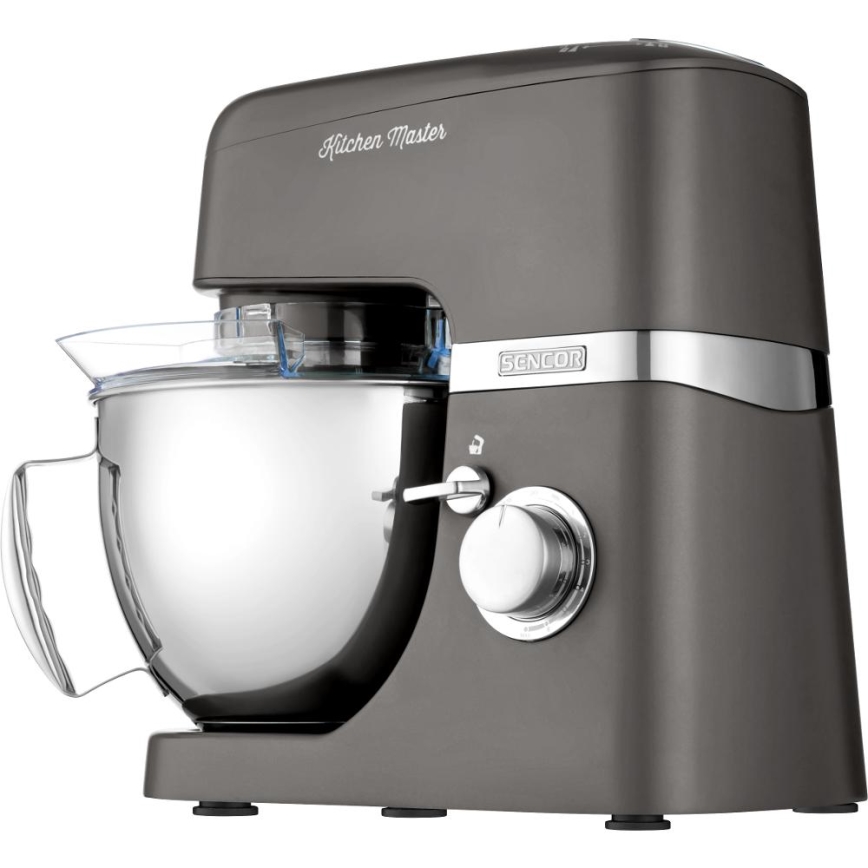 Sencor - Robot kuchenny z miską ze stali nierdzewnej 1000W/230V szary