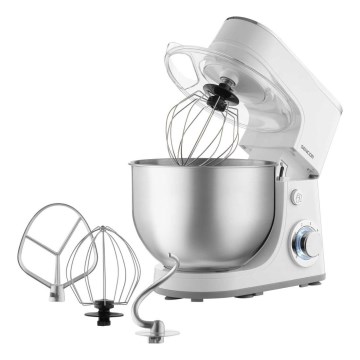 Sencor - Robot kuchenny z miską ze stali nierdzewnej 1300W/230V biały