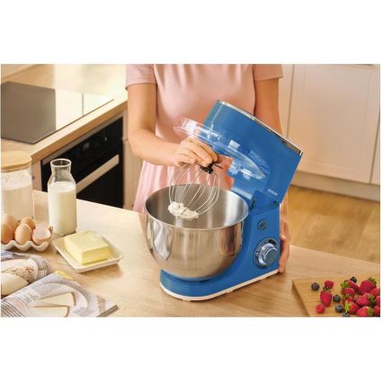 Sencor - Robot kuchenny z miską ze stali nierdzewnej 1300W/230V, niebieski