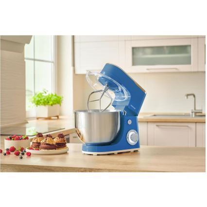 Sencor - Robot kuchenny z miską ze stali nierdzewnej 1300W/230V, niebieski