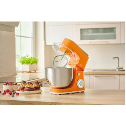 Sencor - Robot kuchenny z miską ze stali nierdzewnej 1300W/230V pomarańczowy