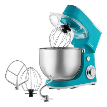 Sencor - Robot kuchenny z miską ze stali nierdzewnej 1300W/230V turkusowy