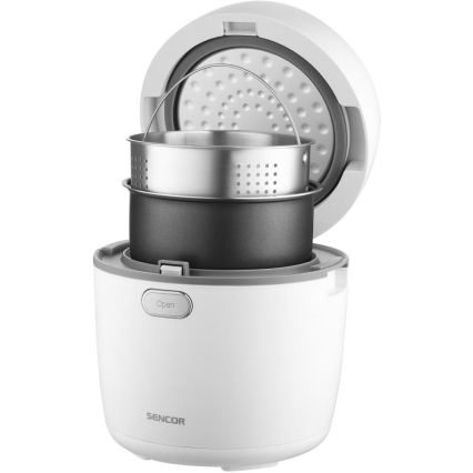 Sencor - Ryżowar 350W/230V 0,6 l biały