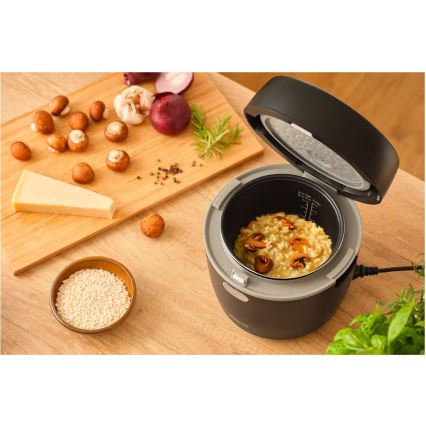 Sencor - Ryżowar 350W/230V 0,6 l czarny