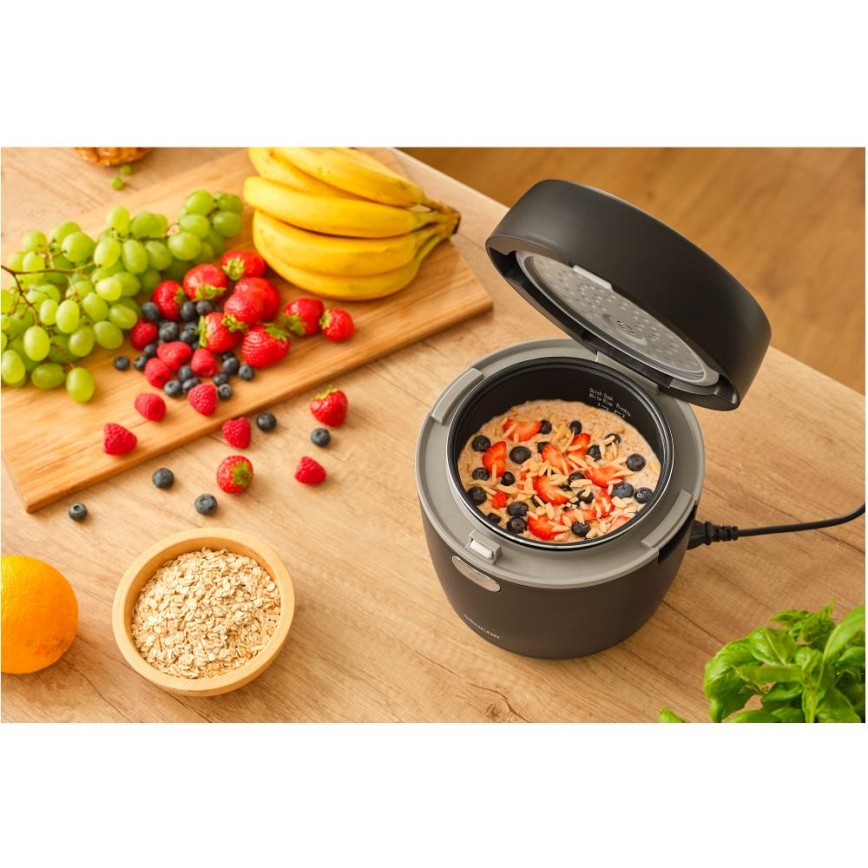 Sencor - Ryżowar 350W/230V 0,6 l czarny