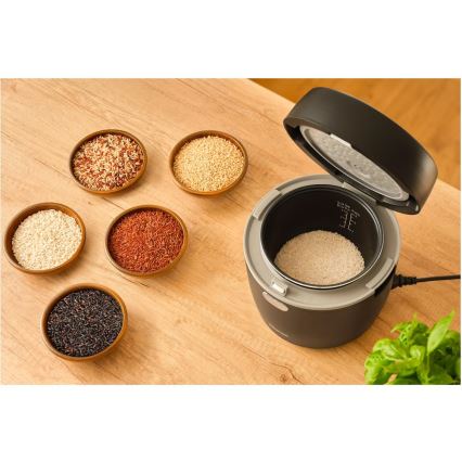 Sencor - Ryżowar 350W/230V 0,6 l czarny