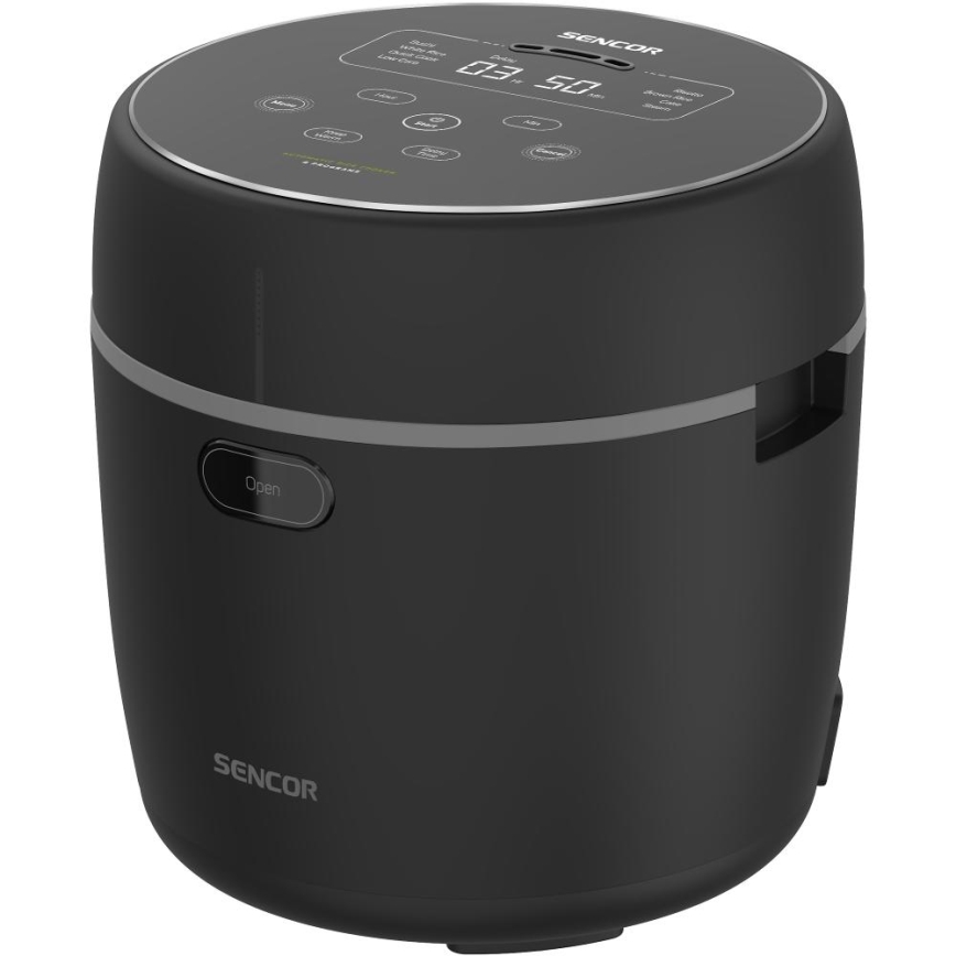 Sencor - Ryżowar 350W/230V 0,6 l czarny