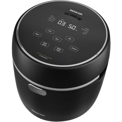 Sencor - Ryżowar 350W/230V 0,6 l czarny